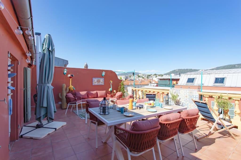 #48 Suite Jean Top Floor Terrace 5Min Walk Sea Ac Nicea Zewnętrze zdjęcie