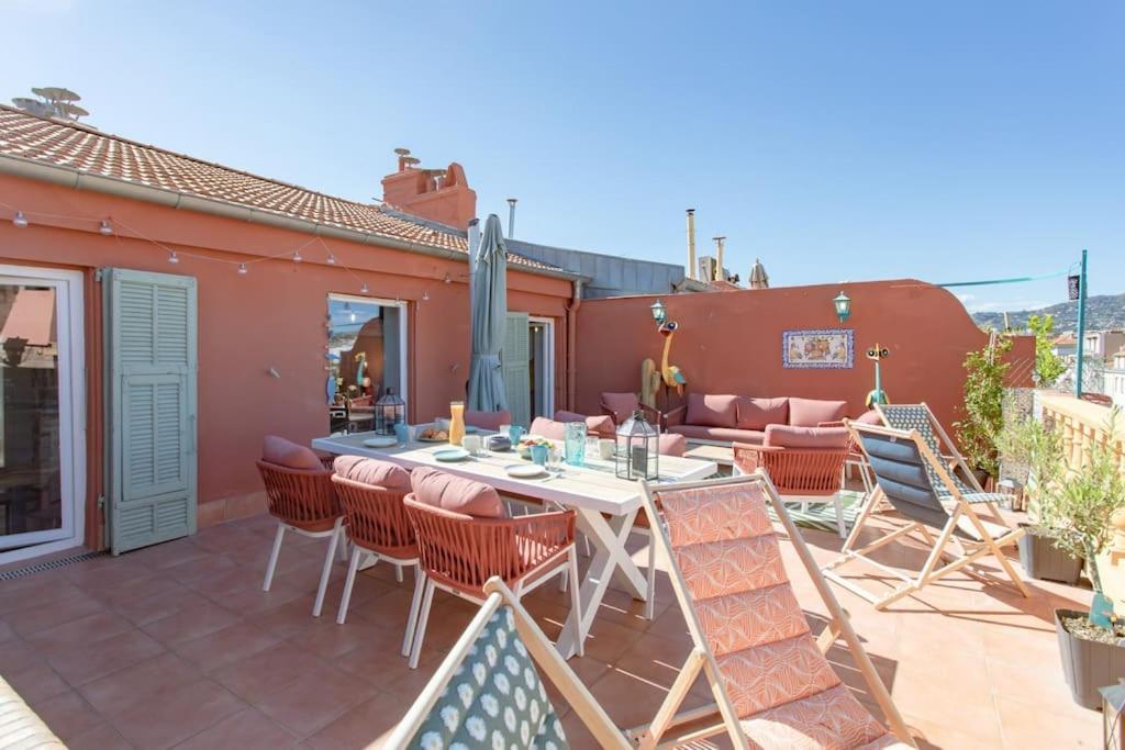 #48 Suite Jean Top Floor Terrace 5Min Walk Sea Ac Nicea Zewnętrze zdjęcie