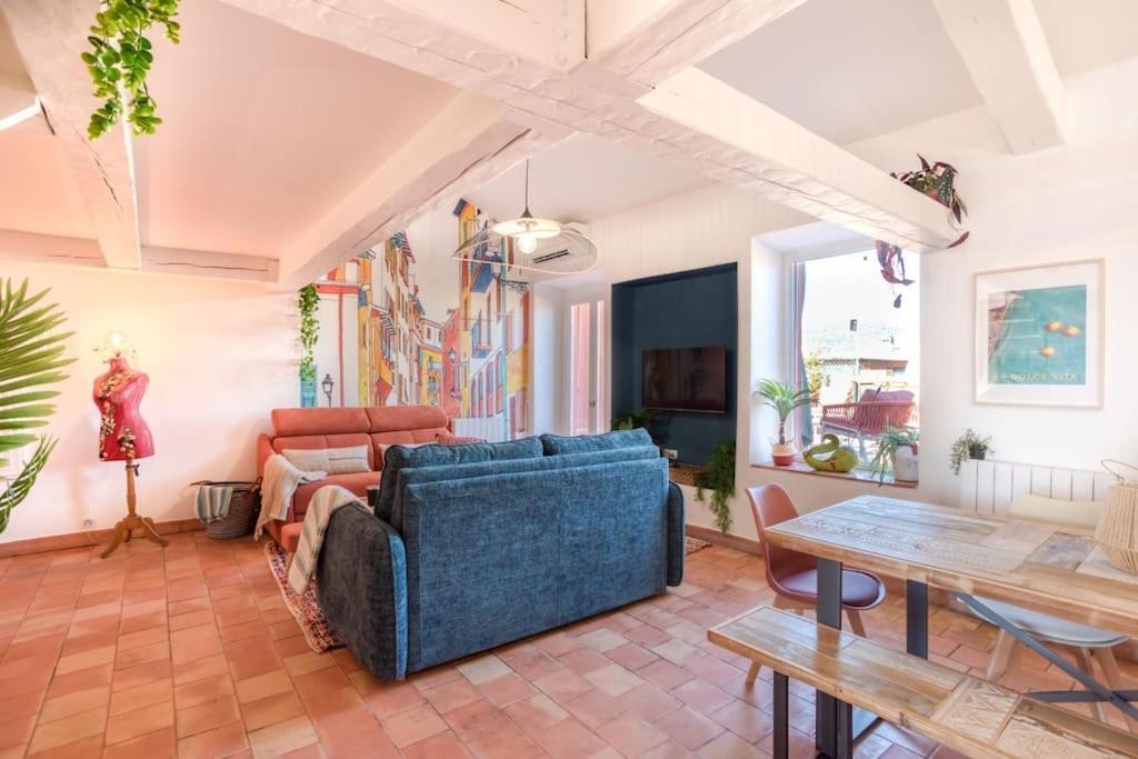 #48 Suite Jean Top Floor Terrace 5Min Walk Sea Ac Nicea Zewnętrze zdjęcie