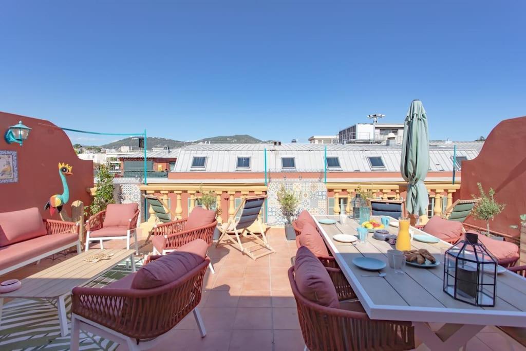 #48 Suite Jean Top Floor Terrace 5Min Walk Sea Ac Nicea Zewnętrze zdjęcie