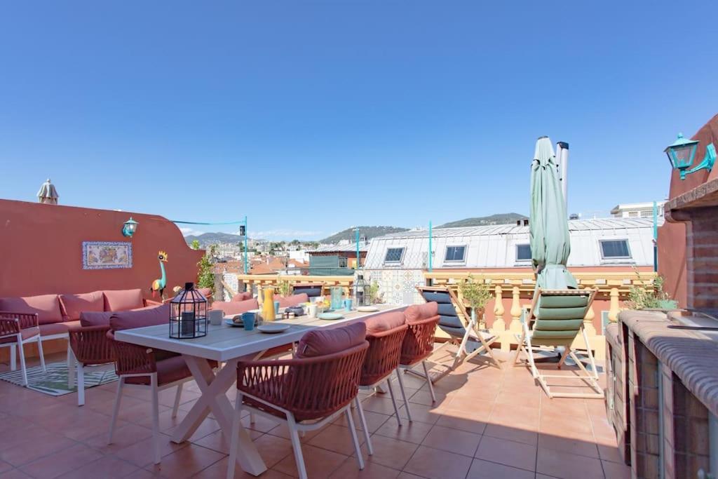 #48 Suite Jean Top Floor Terrace 5Min Walk Sea Ac Nicea Zewnętrze zdjęcie